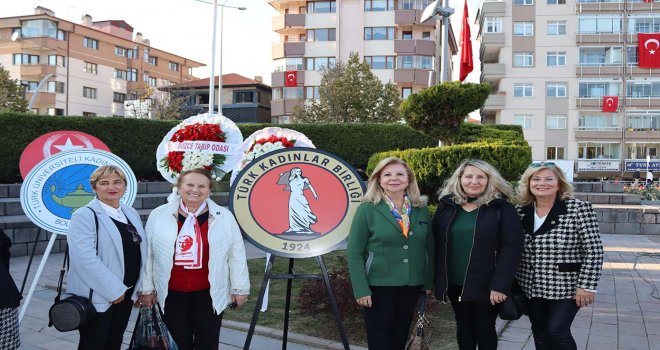 Türk Kadınlar Birliği Derneği Bolu Şube Başkanı Sema Karaer; ‘Kadınlarımızın elde ettiği hakların tümü Cumhuriyetin eseridir’ 