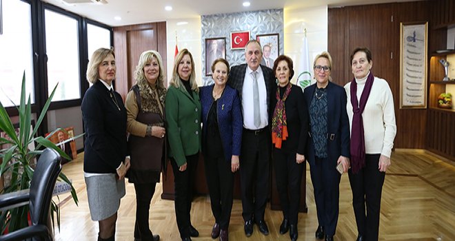 Türk Kadınlar Birliği’nden Başkan Yılmaz’a teşekkür ziyareti