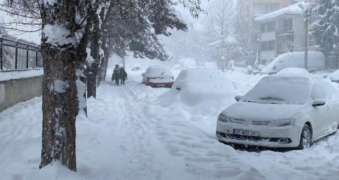 Türkiye'nin en soğuk ili Bolu oldu......