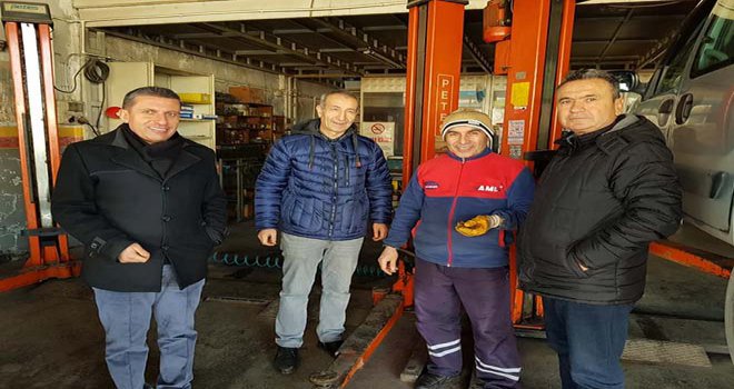 Türkoğlu ve CHP heyeti oto sanayi esnafını ziyaret ettiler