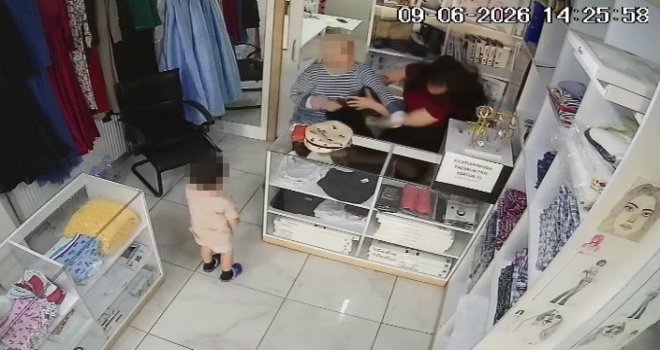 Ücret konusunda tartıştığı terzinin kızını darbetti