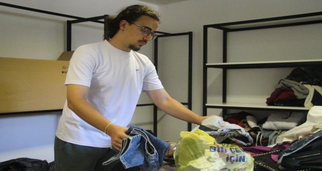 Ücretsiz kıyafet projesiyle hem çevre hem toplum kazanıyor
