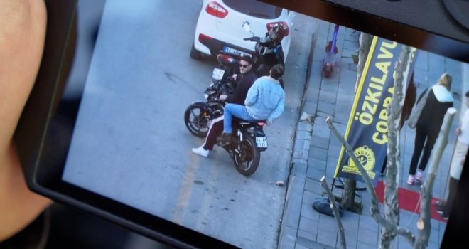Uygulama noktasından kaçan motosikletli, drondan kaçamadı: 19 bin 527 lira ceza yedi