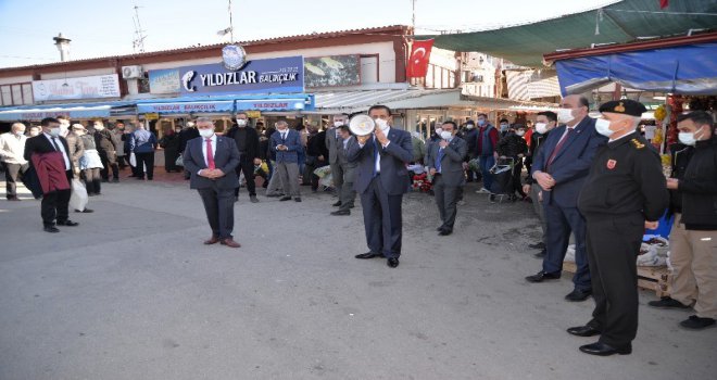 Vali Ümit, Pazar Yerini Denetledi....