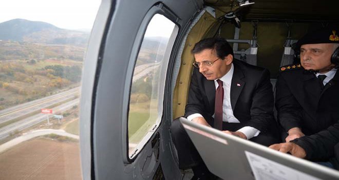 Vali Ümit Trafik Denetimlerini Havadan İnceledi