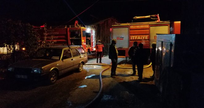 Yangın korku dolu anlar yaşattı....