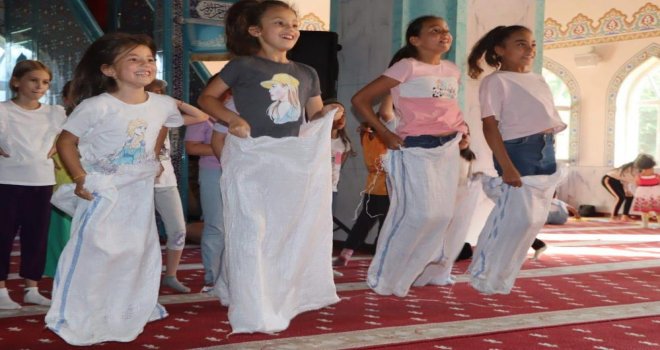 Yaz Kur'an kursuna gelen çocuklara farkındalık etkinliği.......