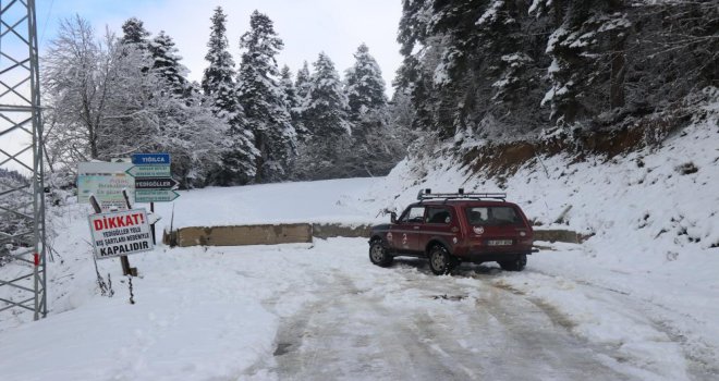 Yedigöller Milli Parkı yolu ulaşıma kapatıldı