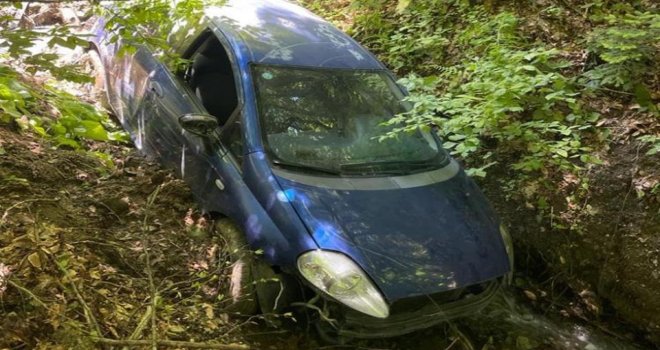 Yedigöller yolunda şarampole uçtu: 1 yaralı