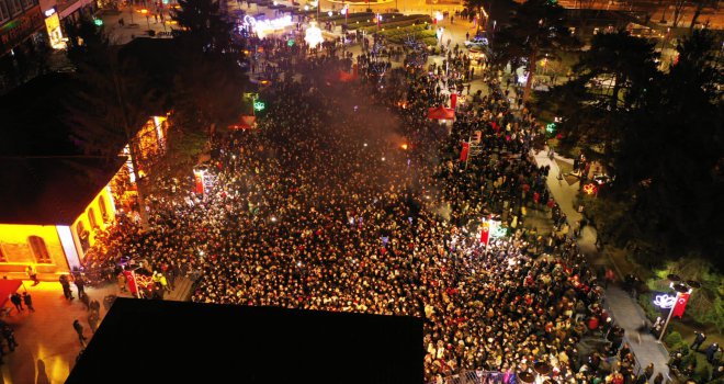 Yılbaşı coşkusu tavan yaptı……..